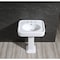 Kingston Brass VPB2268 26-Inch Ceramic Pedestal Sink with 8-Inch Faucet Drillings, White VPB2268 - alternate 5